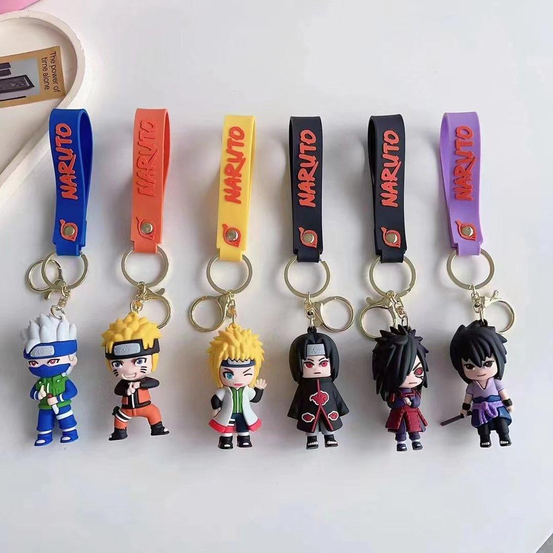 Naruto-2 6 Design Set 3D Keychain Any One