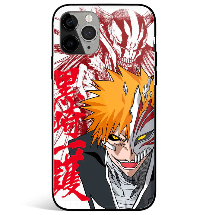 Bleach Tempered Glass Soft Silicone iPhone Case