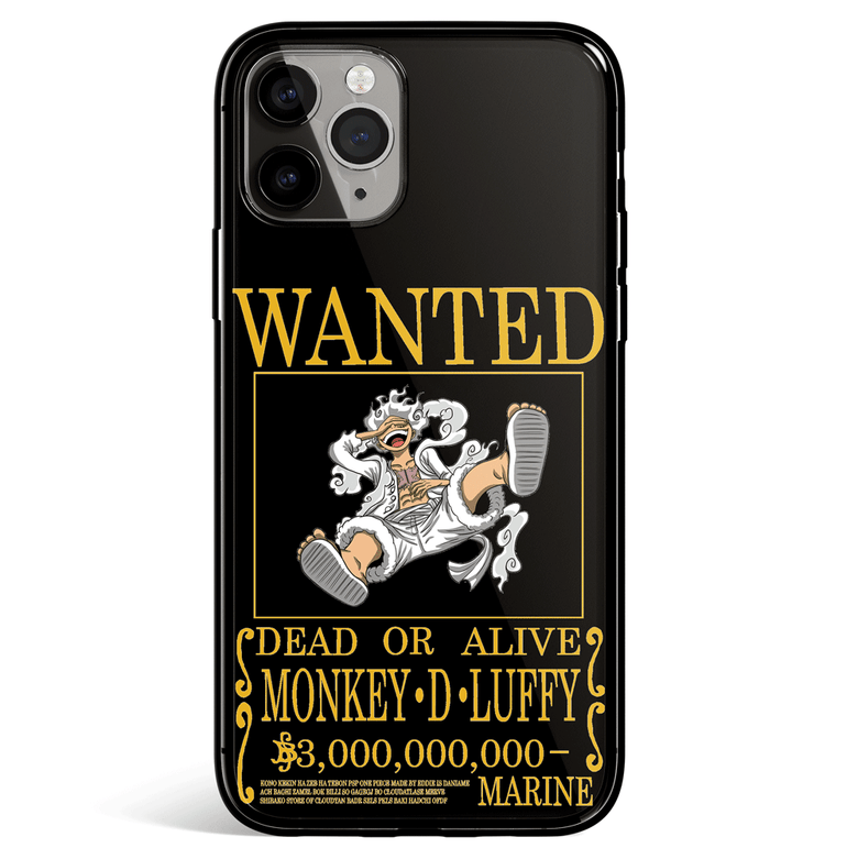 One Piece Gear 4 Reward Post 3 Billions Tempered Glass Soft Silicone iPhone Case