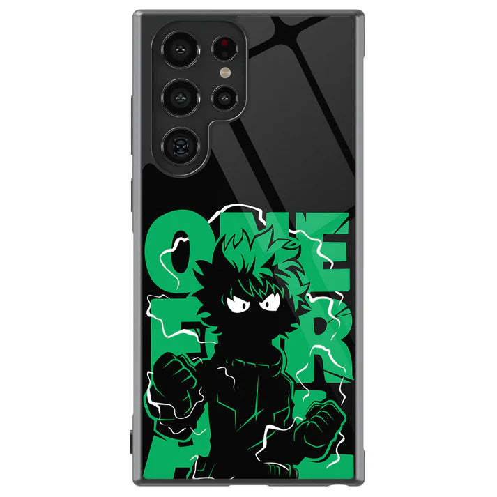 My Hero Academia Shoto Tempered Glass Tough Soft Silicone Samsung Case