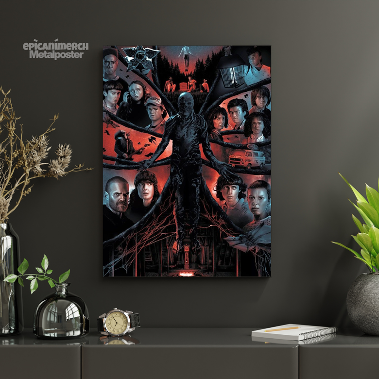 Stranger Things: Rise of Vecna Metal Poster
