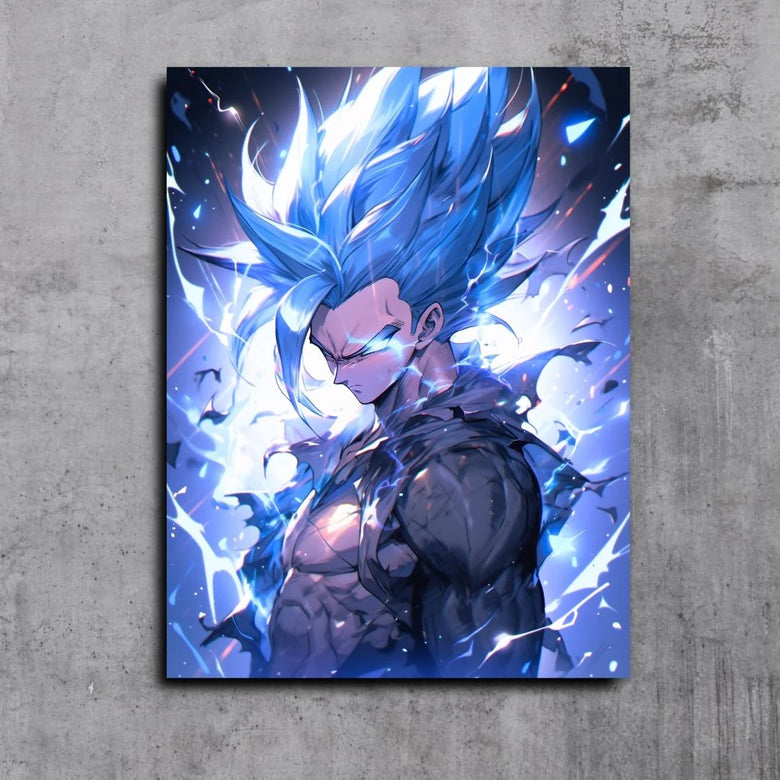 Gogeta Blue Dragon Ball - Ice Face