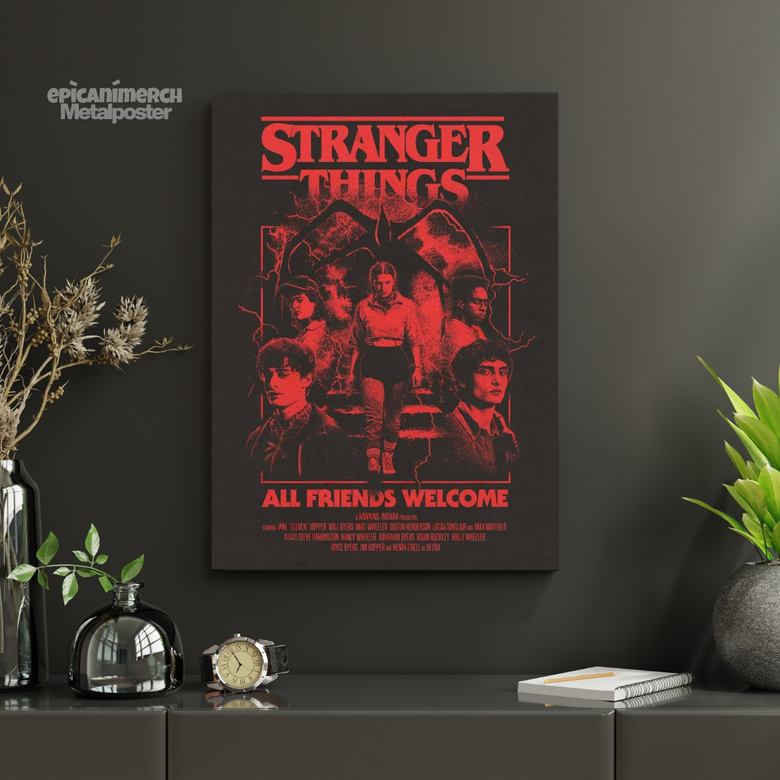 Stranger Things: The Ultimate Battle Metal Poster