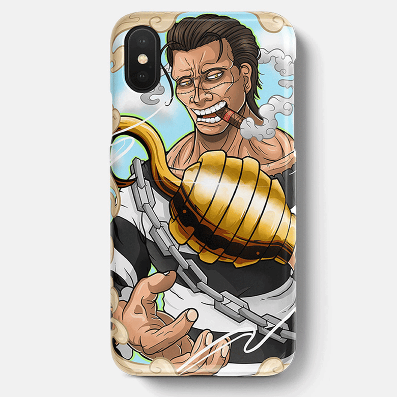 One Piece Sir Crocodile Soft Silicone Phone Case