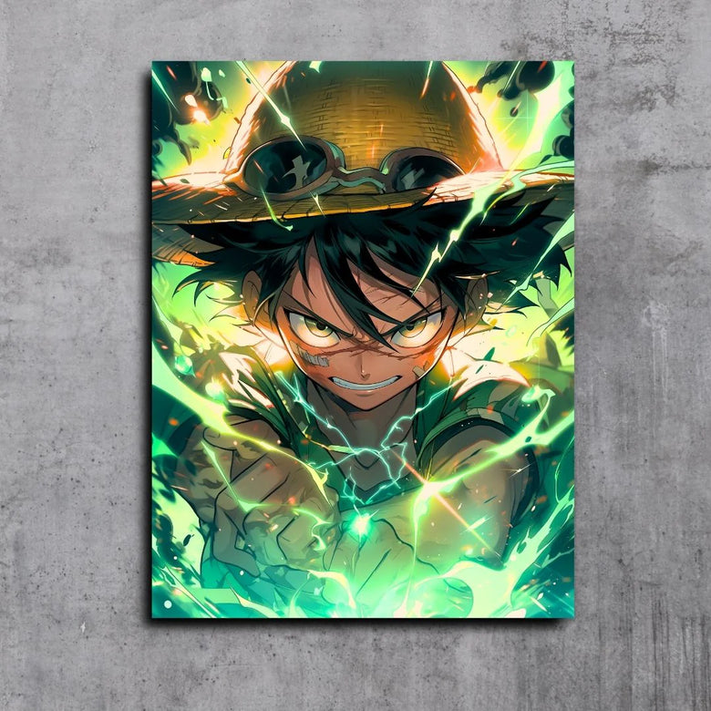 Luffy One Piece - Green Face