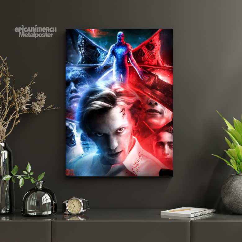 Stranger Things: Vecna AKA 001 Metal Poster