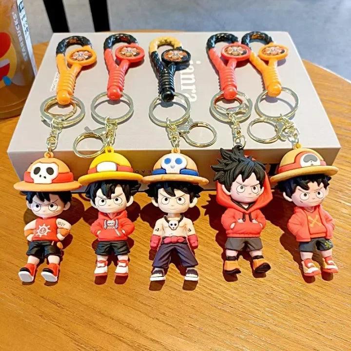 Premium One Piece Luffy 3D Keychain (12pcs Packet)
