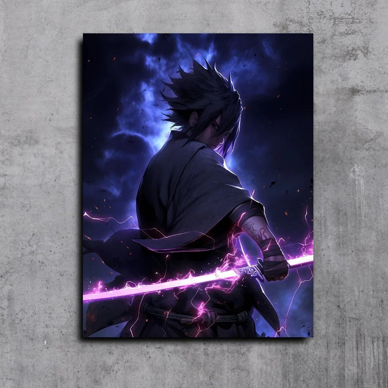 Uchiha Sasuke Naruto - Purple Sword