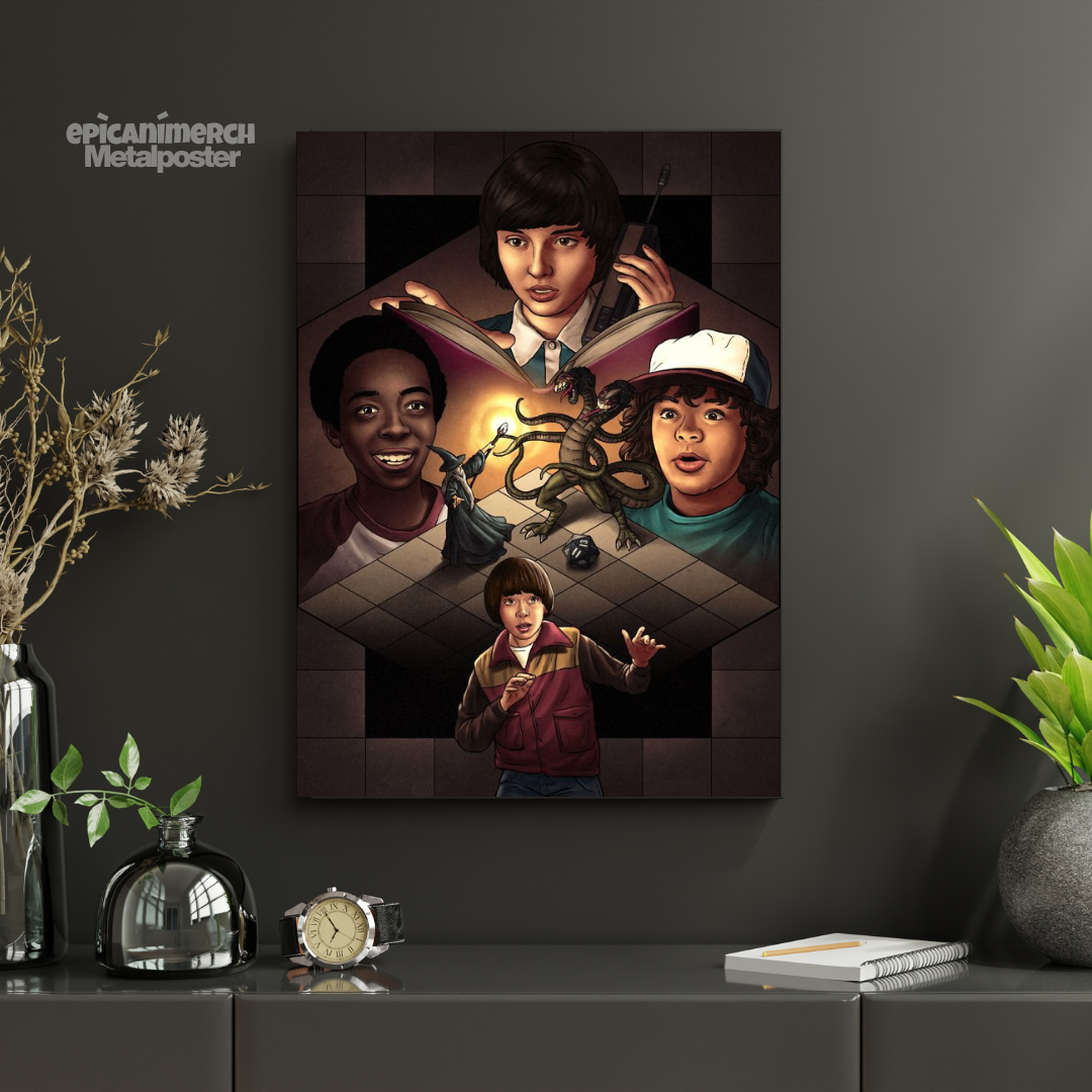 Stranger Things – The D&D Adventure Begins Poster Metal Poster