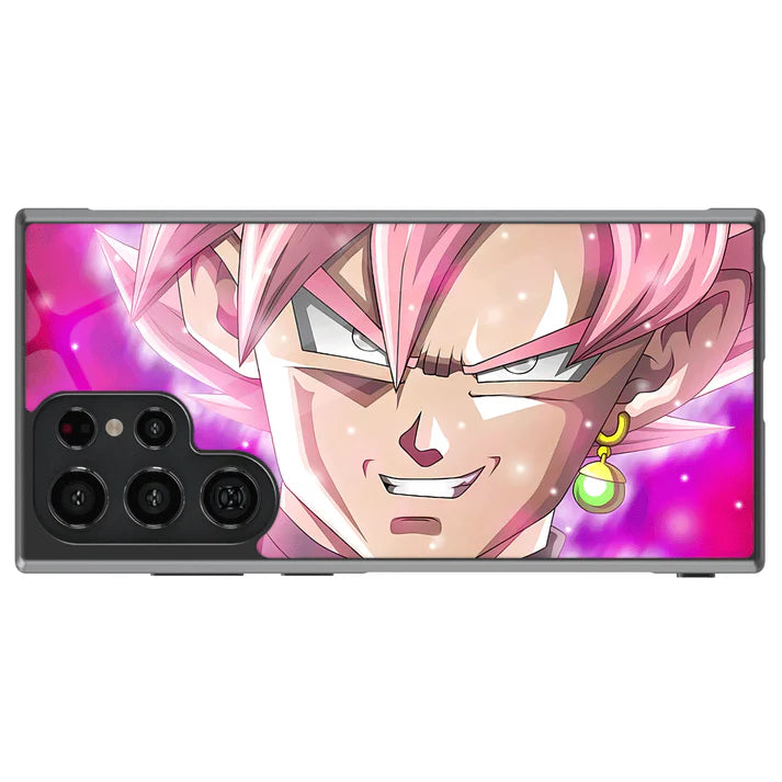 Evil Goku Tempered Glass Tough Samsung Phone Case