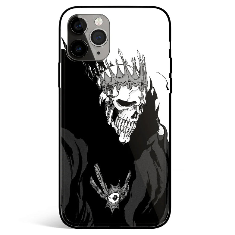 Bleach Baraggan Louisenbairn Tempered Glass Soft Silicone iPhone Case
