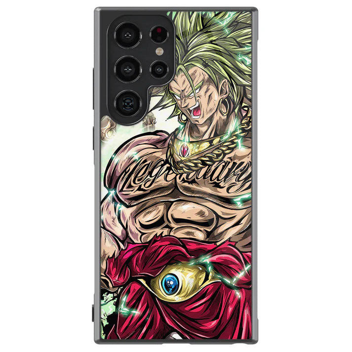 Dragon Ball Broly Goku Tempered Glass Tough Samsung Case