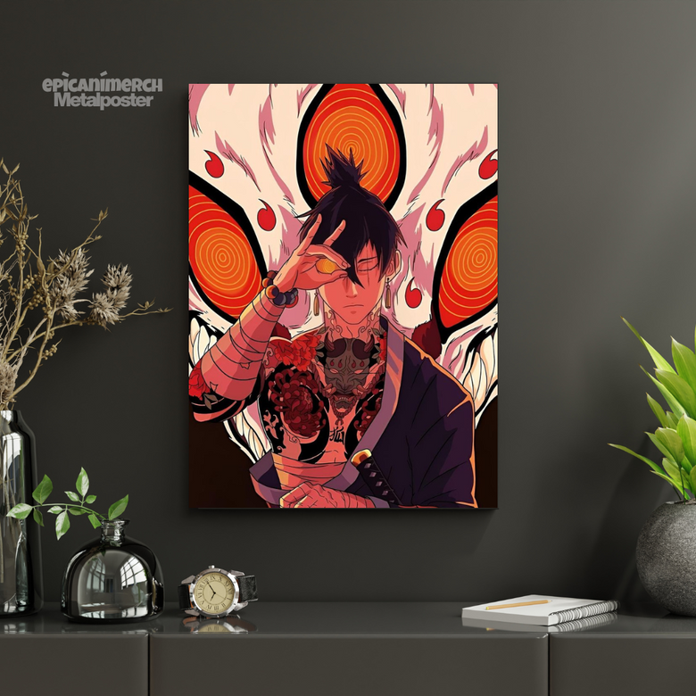 Aki Hayakawa: The Stoic Devil Hunter Metal Poster