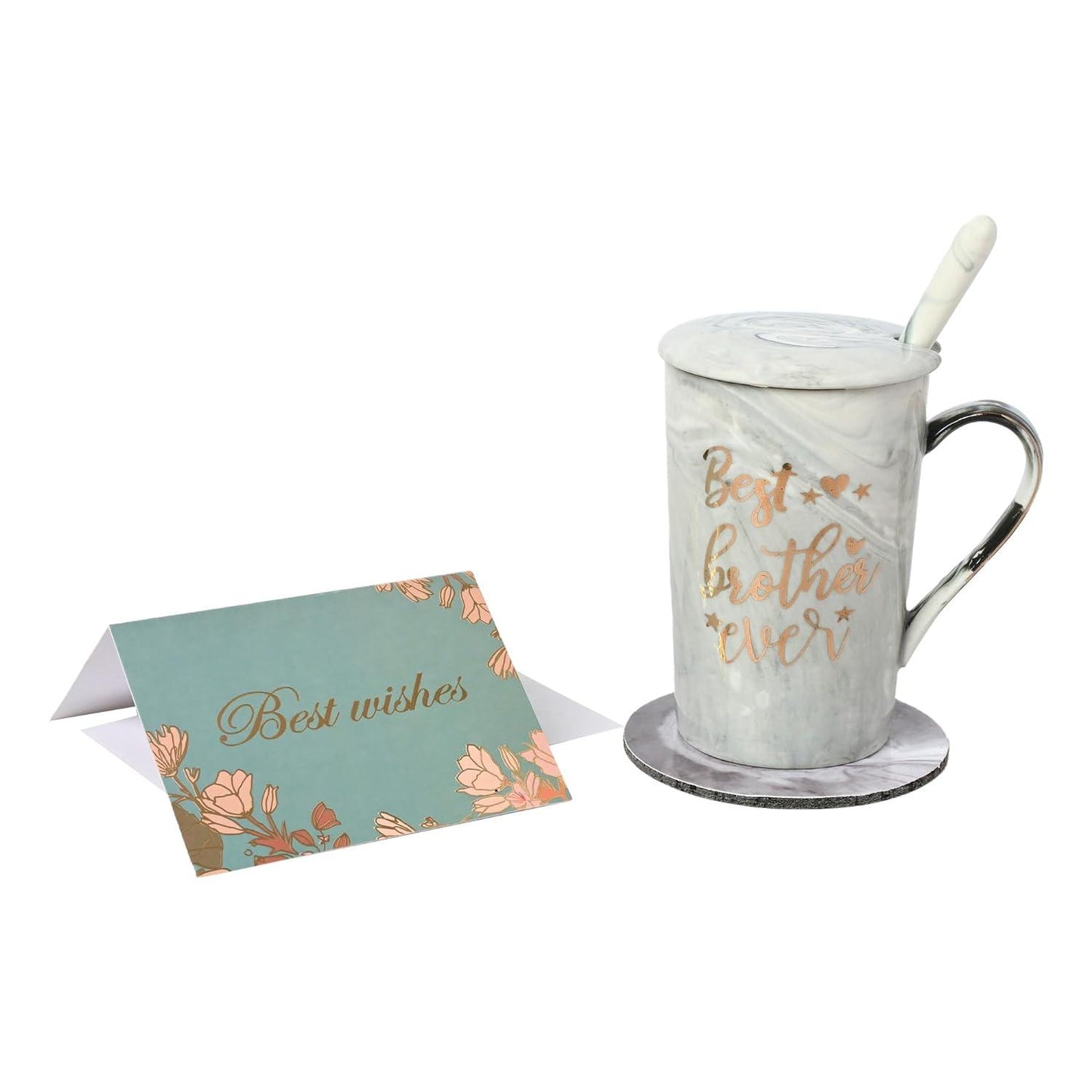 Best Brother Ever Gifts for Raksha Bandhan Ceramic Coffee Mug (400 ml)