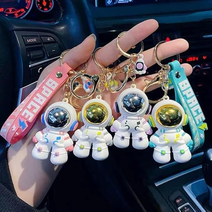 White Astronaut 3D Keychain Any One