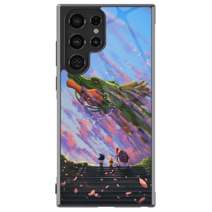 Dragon Ball Dream of Shenon Tempered Glass Tough Soft Silicone Samsung Case