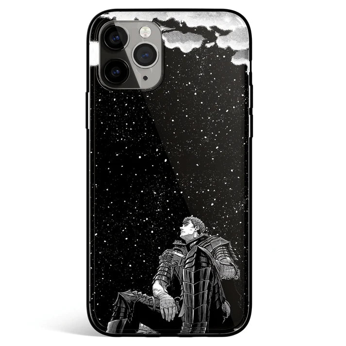 Berserk Brand of Sacrifice Tempered Glass Soft Silicone iPhone Case (Copy)