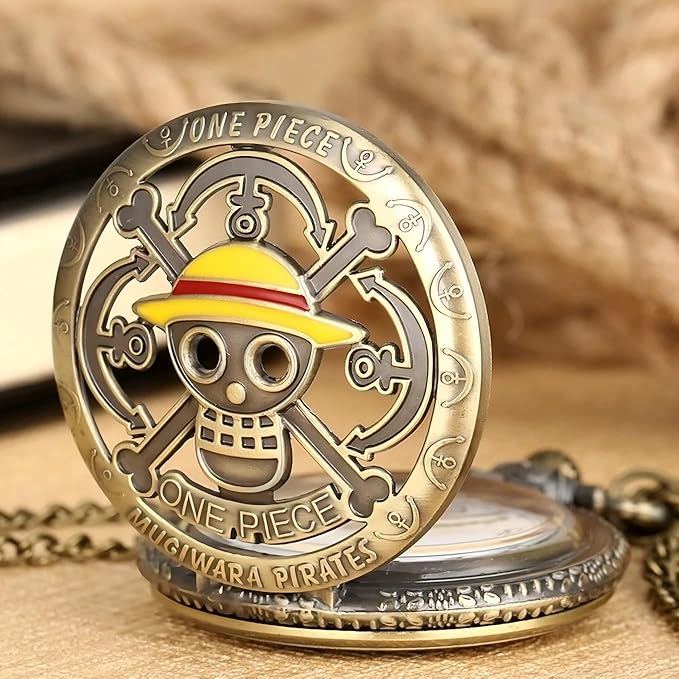 Anime One Piece Pocket Watch Keychain