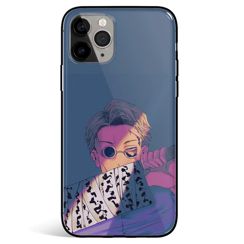 Jujutsu Kaisen Kento Nanami Tempered Glass Soft Silicone iPhone Case