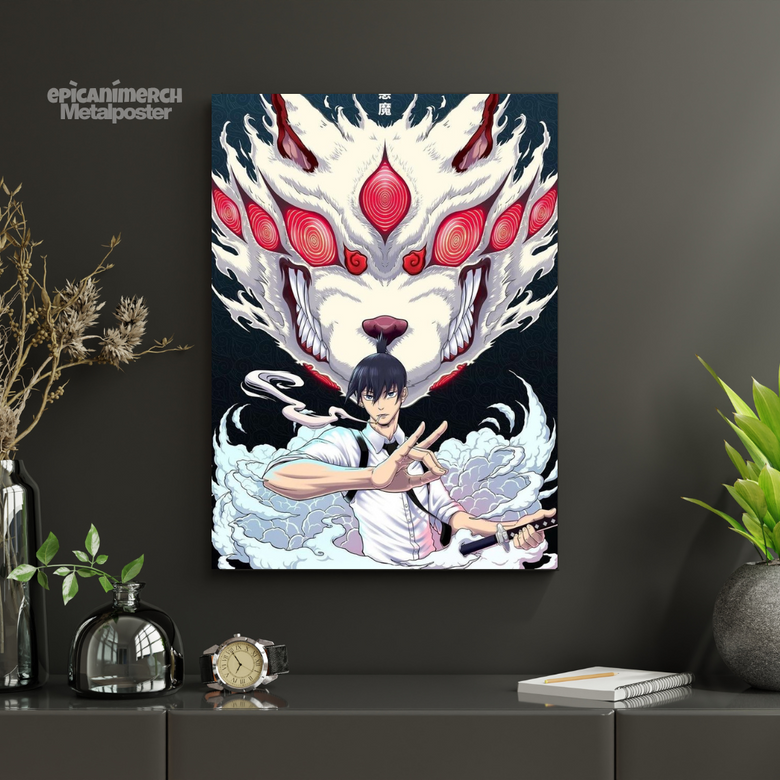 Aki Hayakawa: Kon! Fox Devil Contract Metal Poster