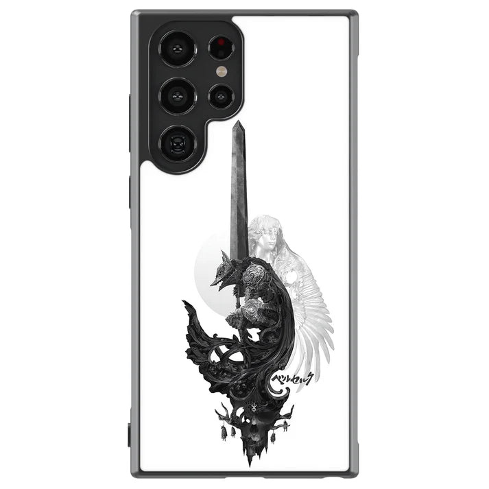 Berserk Berserker Armor Tempered Glass Tough Samsung Galaxy Phone Case