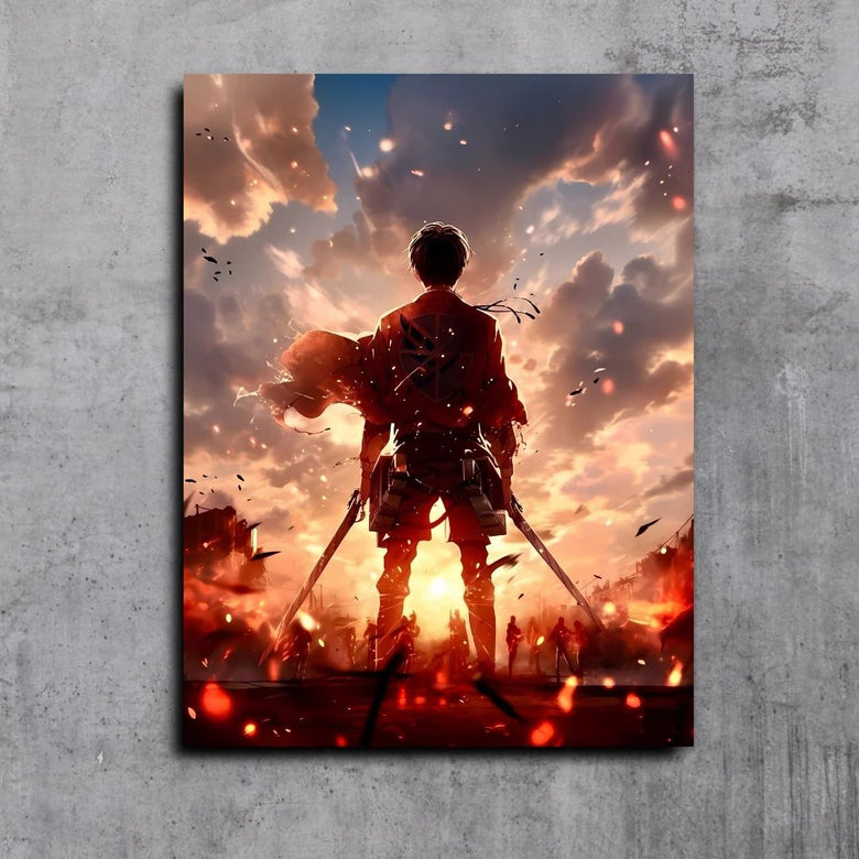 Eren Yeager Attack on Titan - Sunset