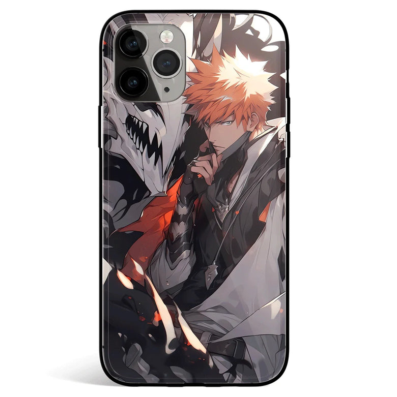 Bleach Ichigo 4 Tempered Glass Soft Silicone iPhone Case
