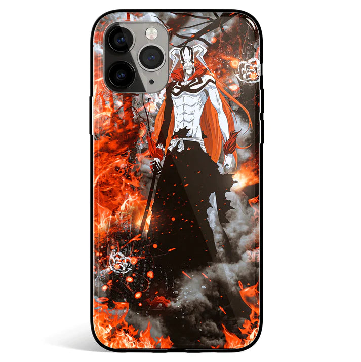 Bleach Ichigo 5 Tempered Glass Soft Silicone iPhone Case