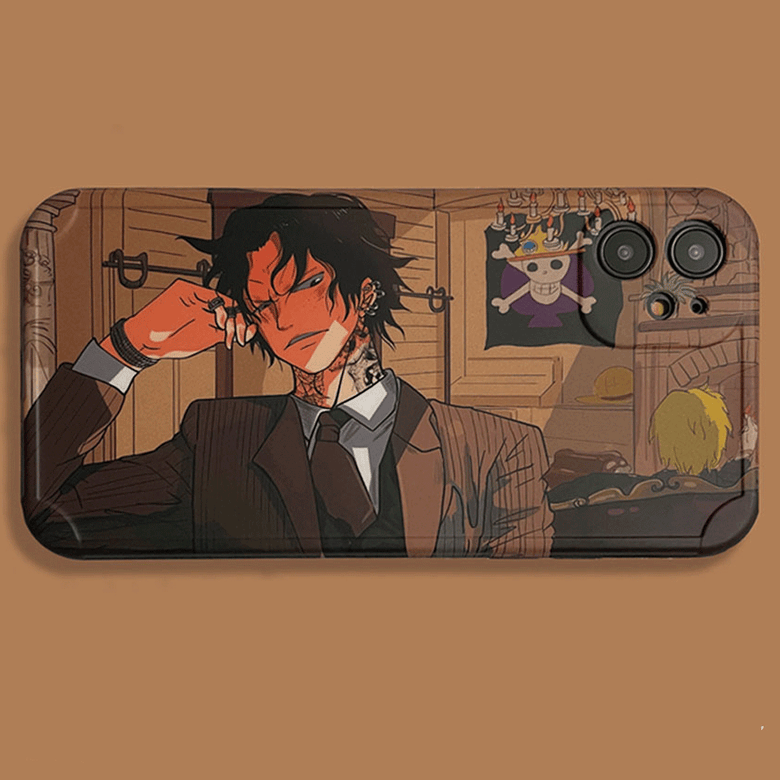 Anime One Piece Ace Soft TPU Silicone Phone Case
