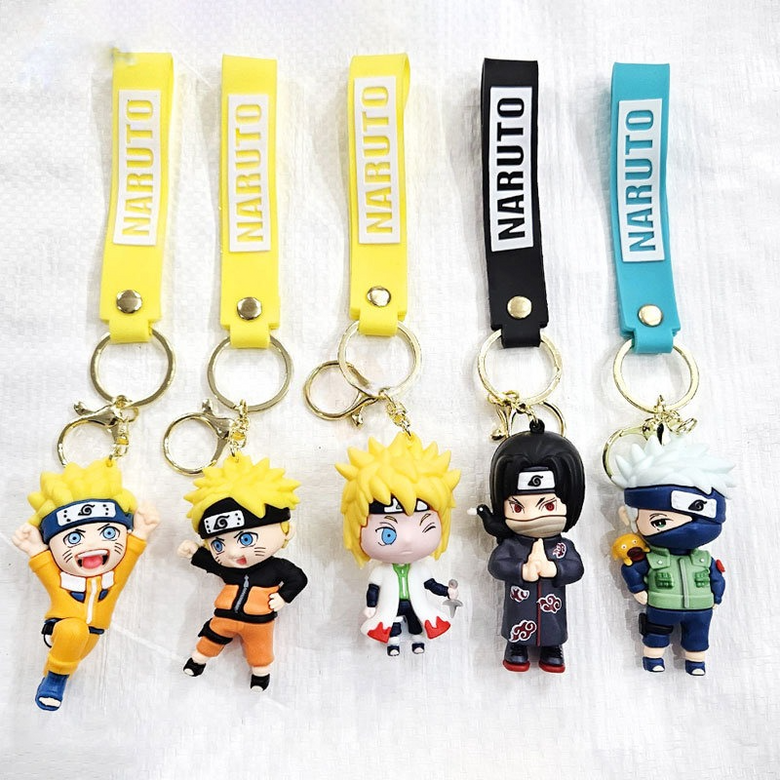 Naaruto 5 Designs 3D Keychains Any One