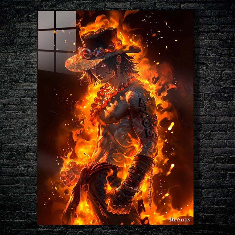 Fire Fist ACE-01 Metal Poster