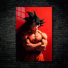 "Son Goku: Saiyan Spirit Unleashed – Metal Print Poster"