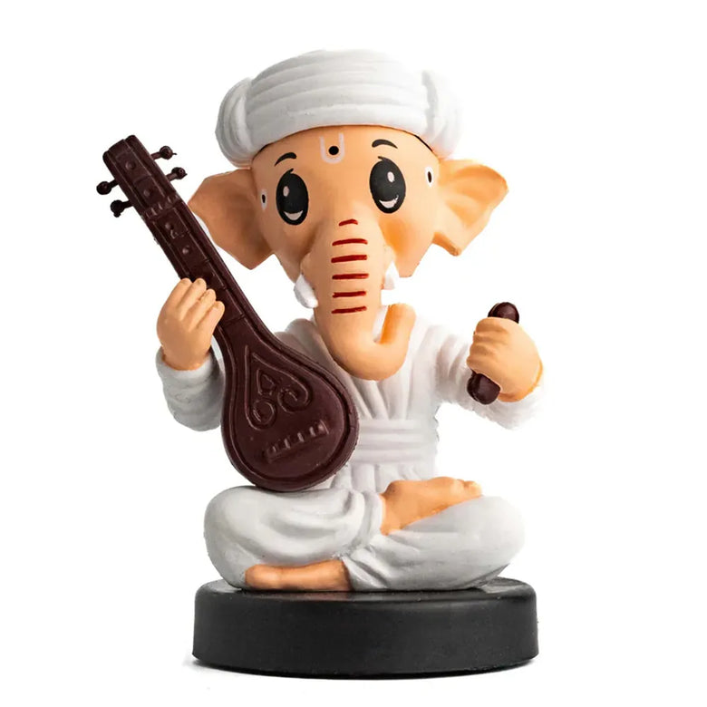 Ganesh Ji White God Bobblehead