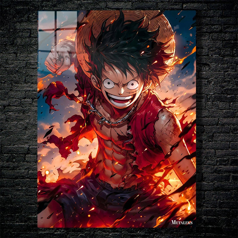 Monkey D. Luffy Metal Poster
