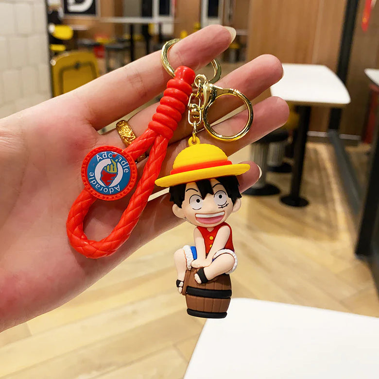 Luffy Rope Strap 3D Keychain