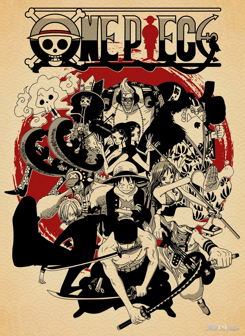 One Piece Straw Hat Pirate Vintage