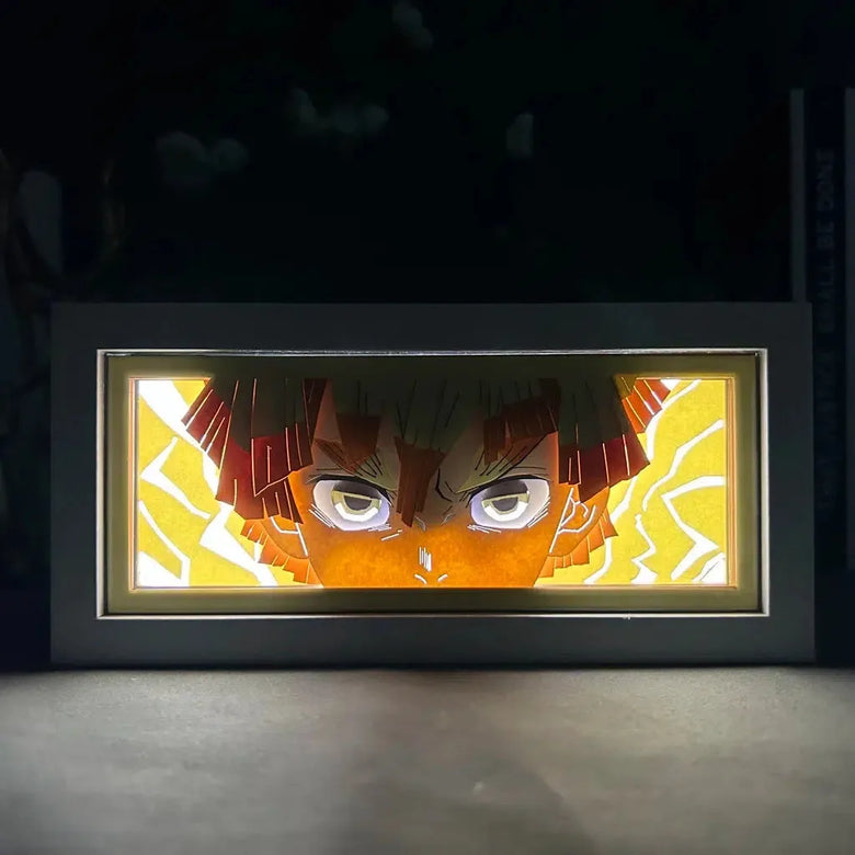 Demon Slayer Zenitsu Anime Light Box Lamp