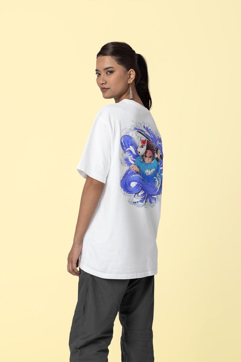 Tanjiro Water Breathing Oversized T-Shirt