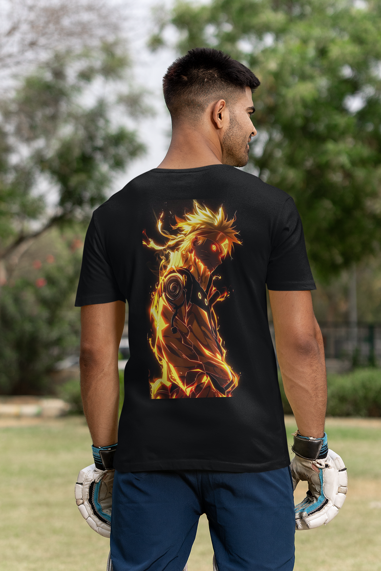 Naruto Kurama Mode Oversized T-Shirt
