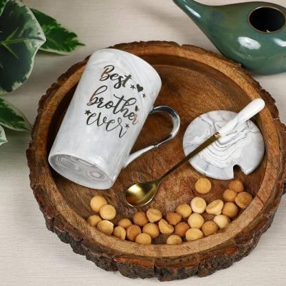 Best Brother Ever Gifts for Raksha Bandhan Ceramic Coffee Mug (400 ml)