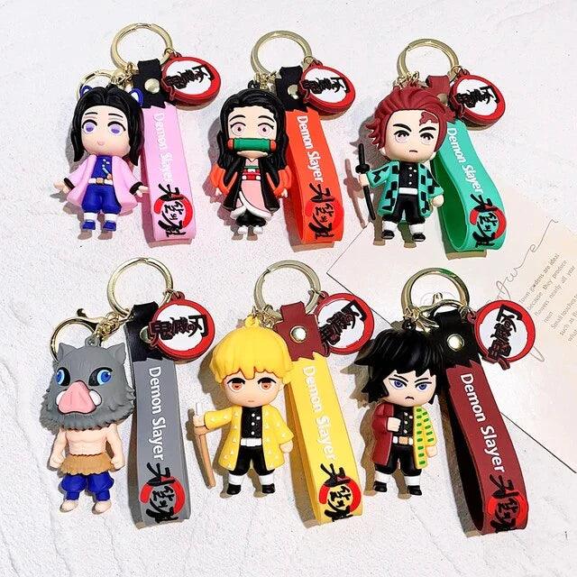 Demon Slayer 6 Designs 3D Keychain Any One