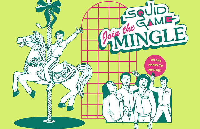 Join The Mingle Game - Squid Game Metal Poster