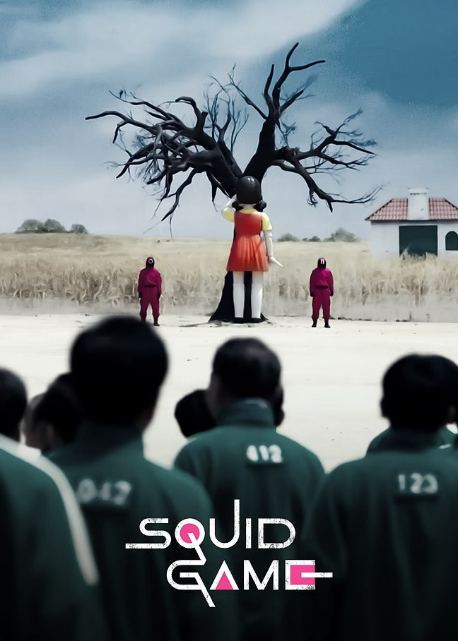 The Playground Isn’t Fun - Squid Game Metal Poster