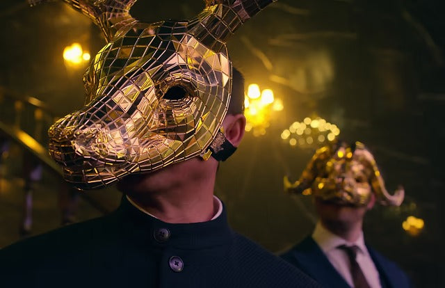 Masked Order - Squid Game Metal Poster