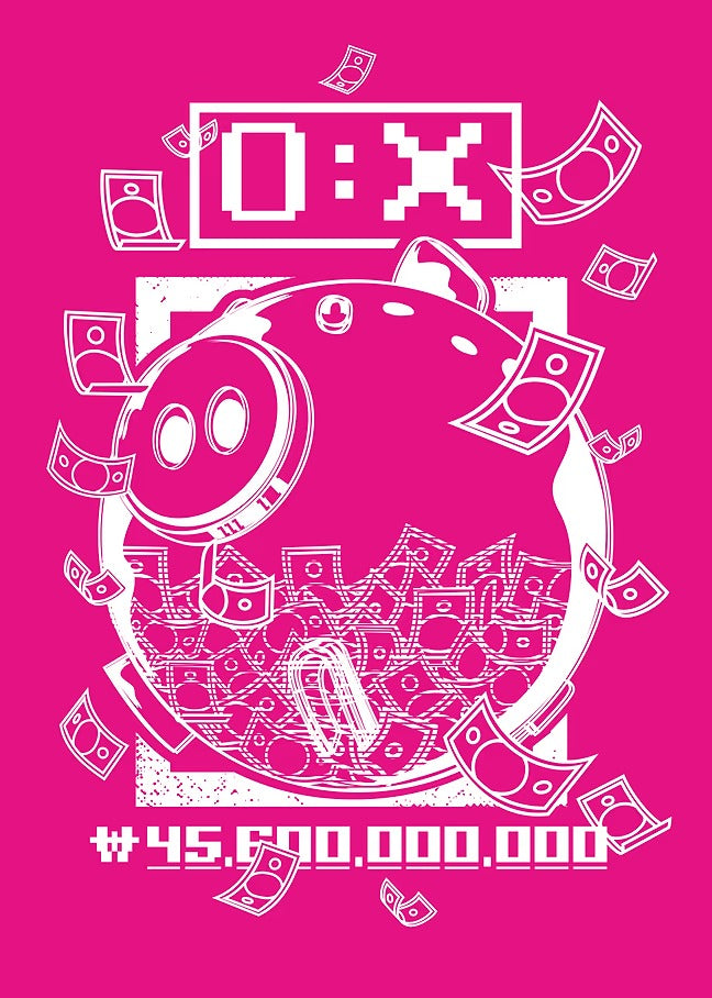 The Money Tank - Squid Game Metal Poster