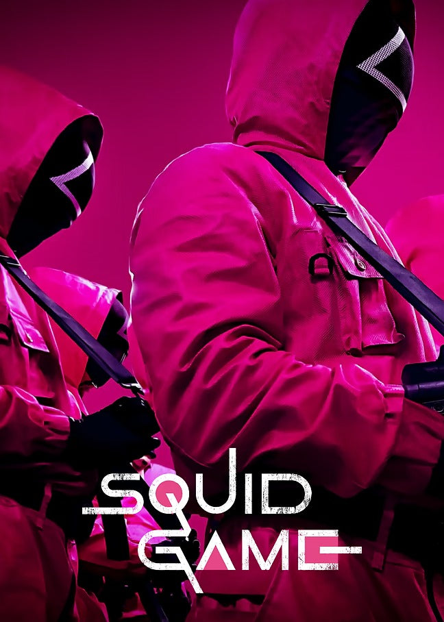The Pink Soldier - Squid Game Metal Poster