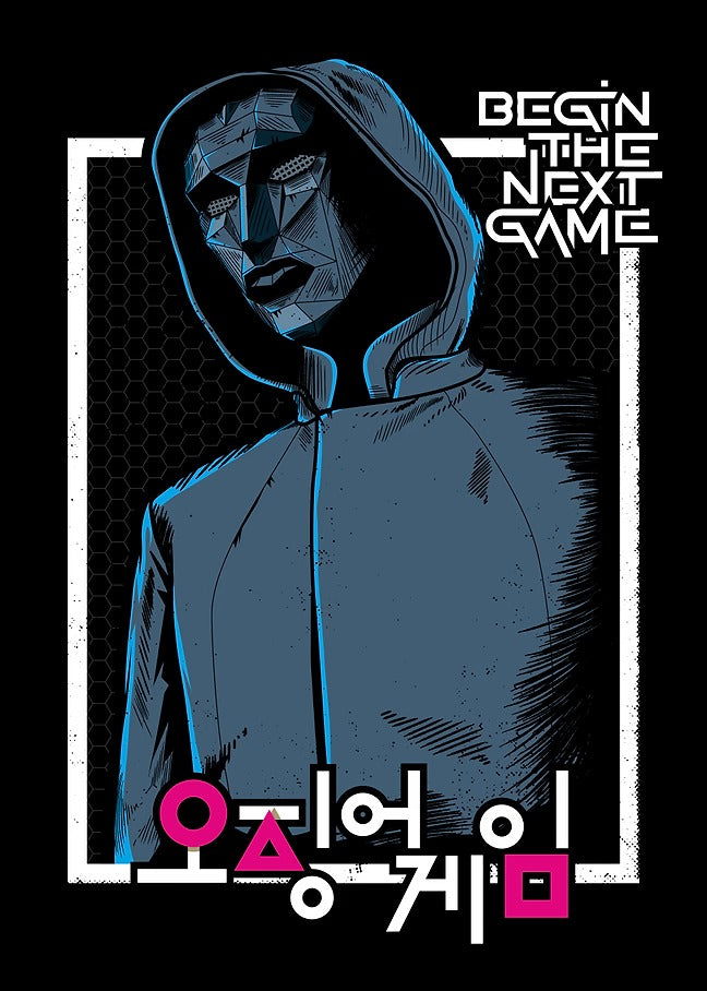 The Choice Is Yours- Squid Game Metal Poster