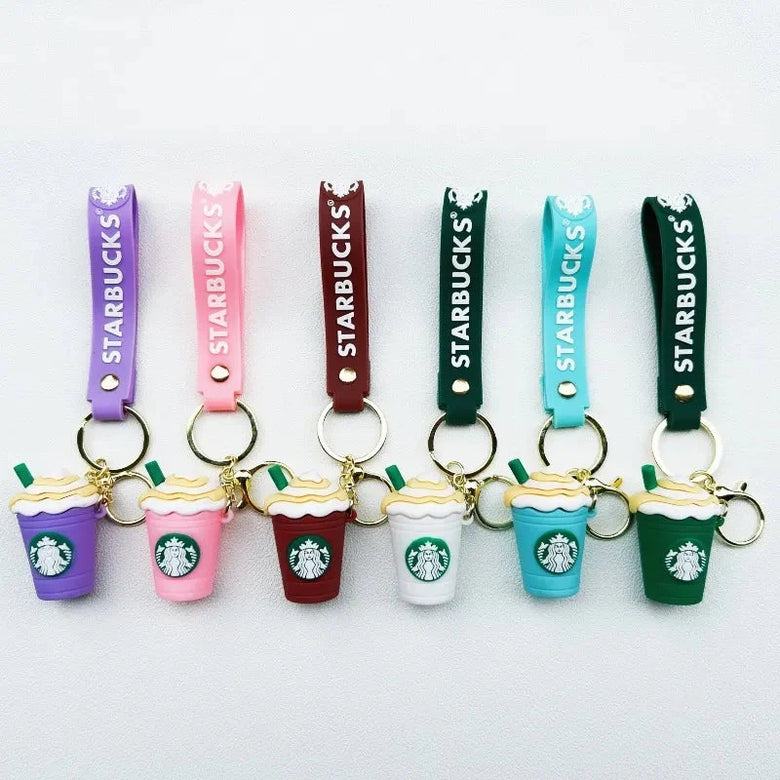 Starbucks Glasses 3D Keychain Any One