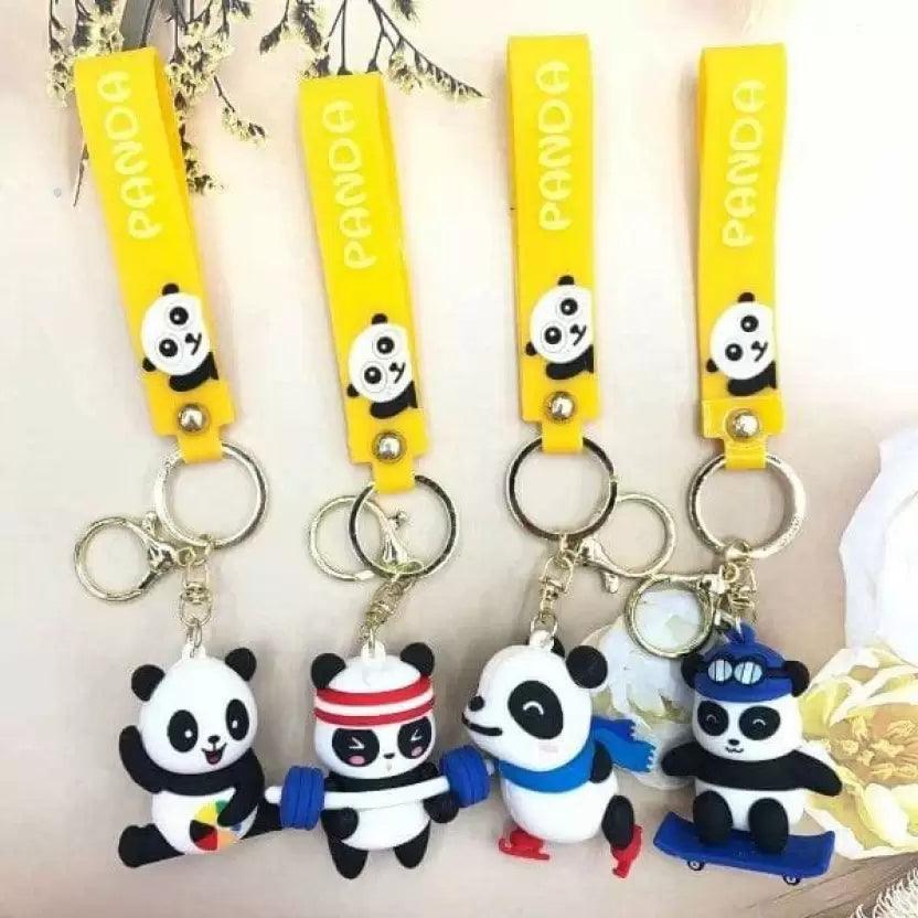 Panda 4 Design set 3D Keychain Any One