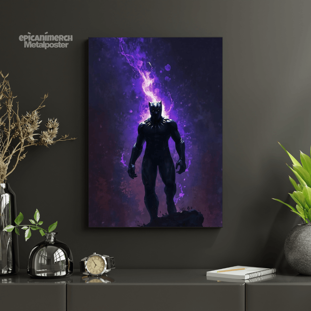 Black Panther Wakanda Forever Metal Poster
